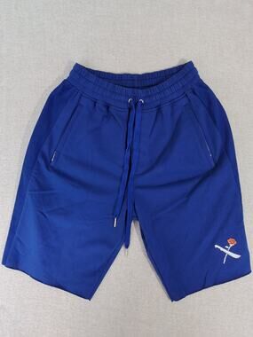 Survival Brand Blue Sweatshorts Mens Large NWOT Casual Lounge Shorts